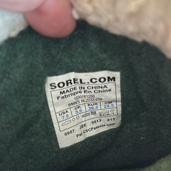 SOREL Men's Caribou Waterproof Winter Boots Brown and Black Boots size 7.5 EUC! - Picture 7 of 8